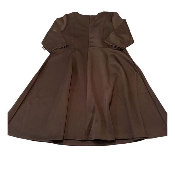 Eloquii Women's Elegant Classic Silhouette Dress Black Size 18 NWT - Picture 8 of 14